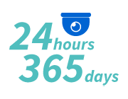 24時間365日の運用監視